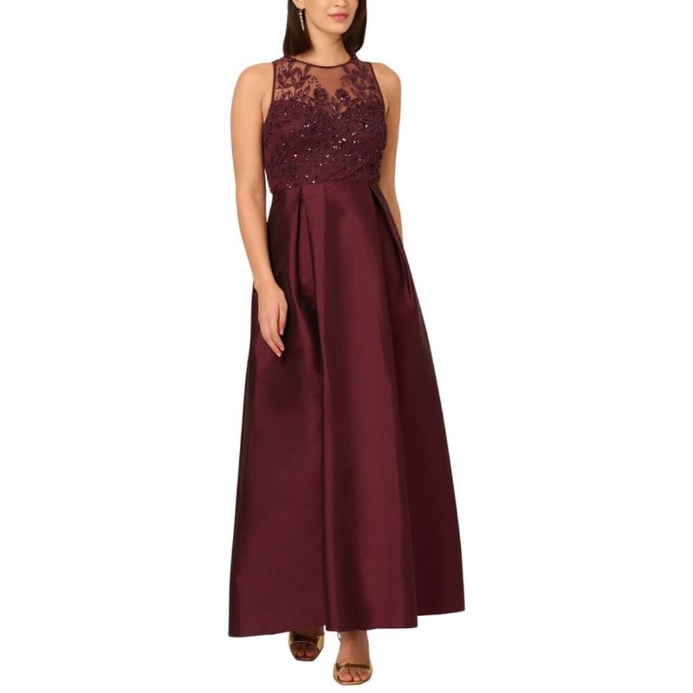 Adrianna Papell Womens Ball Gown